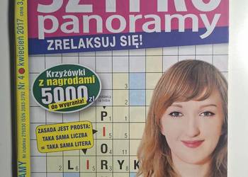 Szyfro panoramy 4/2017 krzyżówki łamigłówki sudoku wiem! czasopismo
