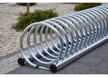 Stojak rowerowy na rowery spirala mała 100 cm