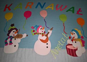 Dekoracje na Dzień Karnawał z brystolu. tel: 504 102 444