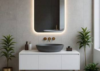 Lustro łazienkowe z podświetleniem - GAJA LED 50x120