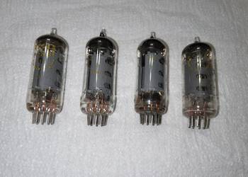 Lampy elektronowe: TESLA ECH81 (sparowane), cena za 4 szt.