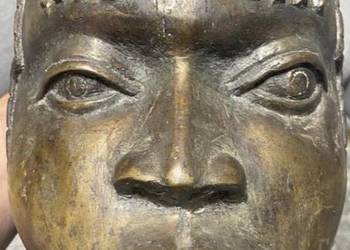 AFRYKAŃSKI CZARODZIEJ z mosiądzu wielka, 15kg