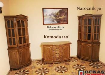 Stylowa Komoda 120` Dąb Naturalny Rustikalny Bekas Meble