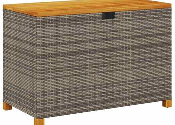 vidaXL Skrzynia ogrodowa, szara, 110x55x63 cm(SKU:366286)