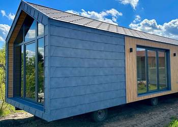 Całoroczny domek mobilny MD Silver Stone Premium 12m x 4m (48 m²)