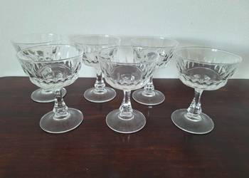 Cristal D'Arques France Pompadour zestaw 6 kieliszków kryształowych 9 cl