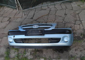 Zderzak przedni srebrny Hyundai Getz lift 05-11 błękitny 2B