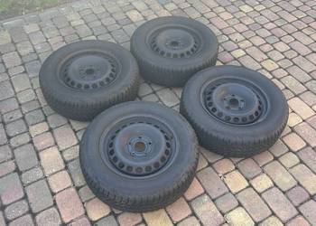 Koła 15" cali felgi stalowe 5x112 + opony zimowe Dębica Frigo 195/65/15 91T