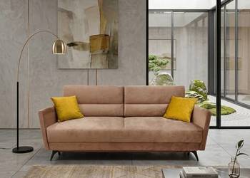 Kanapa Lucas Karmelowa, Funkcja Spania, Dostawa 0zł!