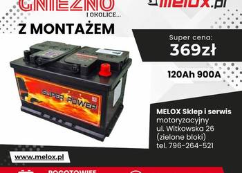 NOWY Akumulator 120Ah 900A do busa ciągnika traktora fadromy FV