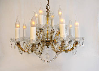 ~* Żyrandol Kryształki 12 ramion *~