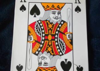 Mega karty do gry XXL wielkość A4 28X20,5CM 54SZT