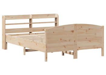 Rama łóżka bez materaca lite drewno sosnowe 140x200 cm WM-3306966