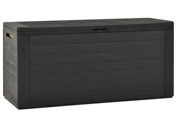 Skrzynia ogrodowa antracytowa 116 x 44 x 55 cm WM-49445