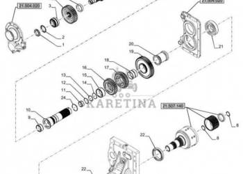 New Holland T6070 Wałek 87702002