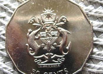 Wyspy Salomona 50 Cents 2005r--Ładna