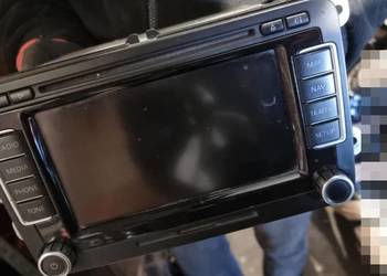 Radio nawigacja wyświetlacz NAVI VW Golf Tiguan Caddy Jetta Seat Audi
