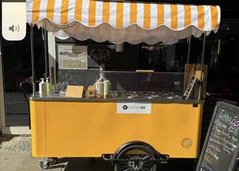 Wózek gastronomiczny, wózek lodowy, mobilna lodziarnia 8+6 smaków