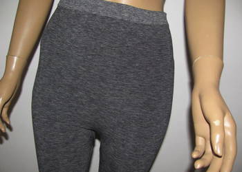 legginsy szare ocieplacze wyszczuplające NEXT