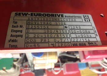SEW EURODRIVE MOVITRAC 310A 825575X