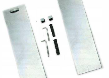 Zawieszki do luster8x32cm + dystanse + haki KOMPLET samoprzylepne PIANKI