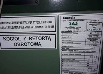 Kocioł Piec Multi Sas 17 kw sprawne ekogroszek drewno węgiel