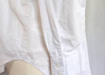 Koszula biała Bluzka długi rękaw r. 40 Elegancka bawełna satynowa NOWA