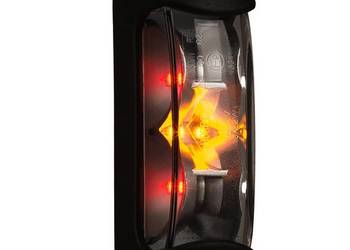 Lampa obrysowa biało - pomarańczowo - czerwona LED 12/24V Horpol LD2166