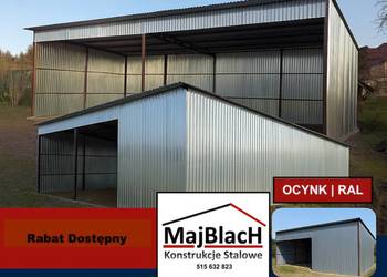OCYNKOWANA Wiata Otwarta / Garaż Blaszany /HALA /WIATA– Maj-Blach