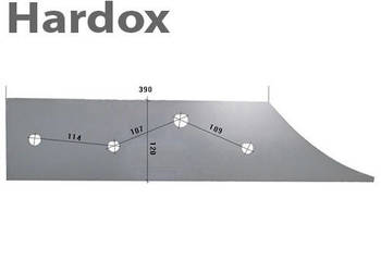 Płoza krótka HARDOX 1500Z/L części do pługa LANDSBERG