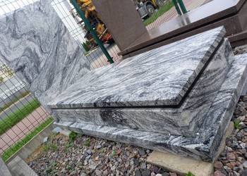 Pomnik pojedyńczy Wiscount White 180x80cm AMM GRANIT