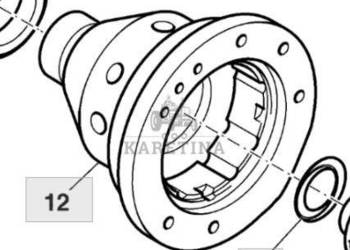 John Deere 6115R Lewa Obudowa Mechanizmu Różnicowego L152216 L210983