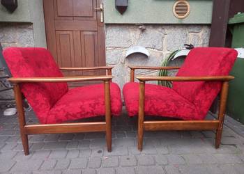 Fotele GFM - 142 Edmund Homa PRL vintage