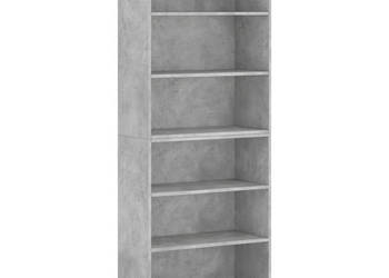Regał szarość betonu 695x325x180 cm materiał drewnopochodny WM-3189593