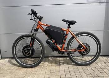KTM UltraFun Konwersja e-bike 6,6KW 52v DualHub Motor Magura