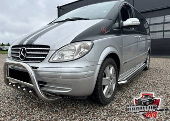 Progi blacha ryflowana orurowanie boczne Mercedes Viano / Vito