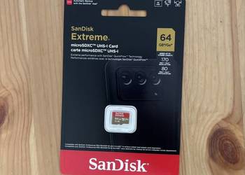 SanDisk Extreme Micro SD 64 gb - Nowe