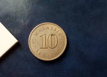 Stare monety 10 sen 1967 Malezja