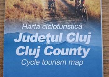 Judetul Cluj Cluj County Cycle tourist map 1:165 000