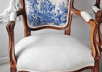 Stylowy fotel scenki rodzajowe Ludwik Ludwikowski