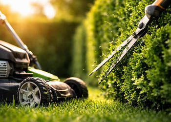 Ogrodnik prace ogrodnicze