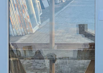 OKNA KacprzaK Witryna 76X145 FIX Używany PCV Plastikowy