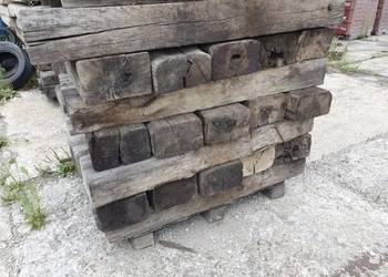 Podkłady klocki obrzeża drewniane