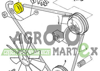 01/124401, 01-124401 ROLKA ALTERNATORA fi70 JCB 01/124401, 01-124401 ROLKA ALTERNATORA fi70 JCB