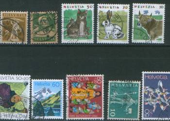 Zn. Szwajcaria zbiorek 10 zn. kas