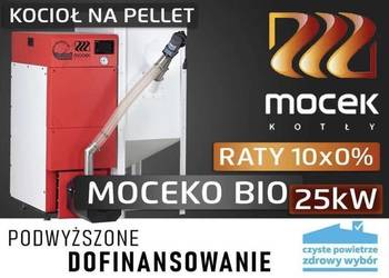 Kocioł na pellet, Moceko 25kW, piec na dotacje czyste