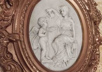 płaskorzeźba obraz z alabastru 52/37cm