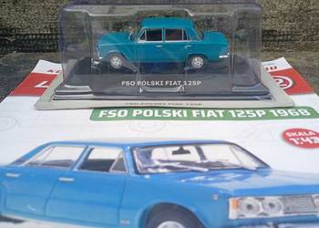 FIAT 125P Legendy FSO deagostini 1:43 Kultowe auta PRL NOWY kolekcja złota