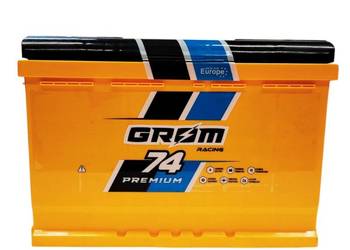 Akumulator 74Ah 720A GROM RACING WESTA. Lewy Plus