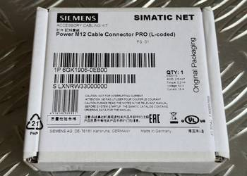 Złącze Siemens SIMATIC NET Power M12 PRO L-Coded 6GK1906-0EB00 NOWE